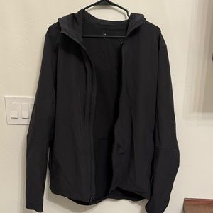 Black Mens Lululemon Light Windbreaker Track Jacket